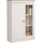 Home Affaire Highboard HOME AFFAIRE "Indra", gelb (weiß, honig), B:85cm H:120cm T:32cm, Massivholz, Sideboards, Highboard, Vitrine, Breite 85 cm, aus massiver Kiefer