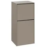 Villeroy & Boch Villeroy und Boch Subway 3.0 Seitenschrank C59402VM 40x86x36,2cm, Schanier links/Griff monochrom, taupe