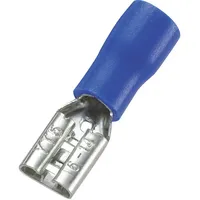 TRU Components 1572132 Flachsteckhülse Steckbreite: 4.8 mm Steckdicke: 0.5