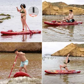 huiike Stand Up Paddling Board 305 x 84 x 15 cm rot