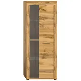 Möbel Boss Vitrine Jam 60 x 159 x 35 cm Eiche Wotan