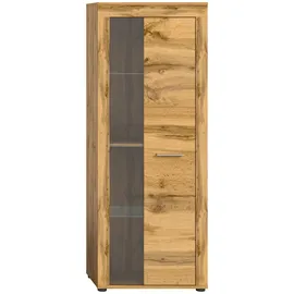Möbel Boss Vitrine Jam 60 x 159 x 35 cm Eiche Wotan