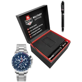jdm military Charlie ll Chronograph Analog Quarz JDM-WG017-02 Herrenuhr Geschenkset Set