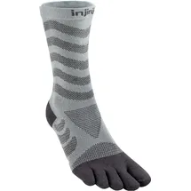 injinji Ultra Run Crew Socken Damen 1 Paar Grau XS-S