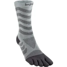 injinji Ultra Run Crew Socken Damen 1 Paar Grau XS-S