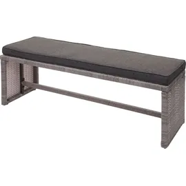 MCW Poly-Rattan-Garnitur A29 14-tlg. Grau