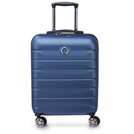 Delsey PARIS Air Armour 4DR Cabin Trolley Slim 55 Night Blue