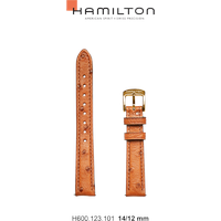Hamilton Leder Bagley Band-set Leder-braun-14/12-easyclick H690.123.101 - braun