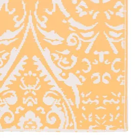 vidaXL Outdoor-Teppich Arakil Orangefarben und Blau 120x180 cm PP