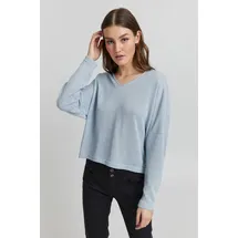 Oxmo V-Ausschnitt-Pullover Blau S