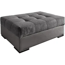 Collection AB Hocker Josy 98 x 41 x 68 cm Polyester Grau