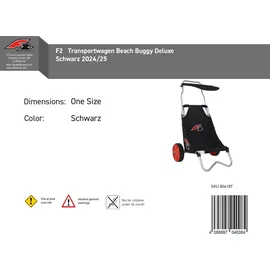 F2 Transportwagen Beach Buggy Deluxe Schwarz