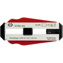 C.K Tools T3756 25 Drahtabisolierer Geeignet für PVC Drähte Ptfe Drähte 0.25 mm max