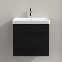 Villeroy & Boch Waschtischunterschrank 2 Auszüge 57,6 x 51,4 x 48,4 cm Volcano Black