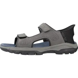 SKECHERS Sportliche Slipper in Grau 42