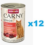 Animonda Carny Senior Rind & Putenherzen 12 x 400 g