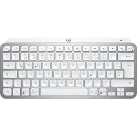 Logitech MX Keys Mini for Business Tastatur (kabellos, weiß, Logi Bolt, USB/Bluetooth, DE (920-010598)