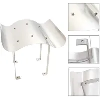 vidaXL Schornsteinabdeckung Edelstahl 70 x 100 x 38 cm Weiß