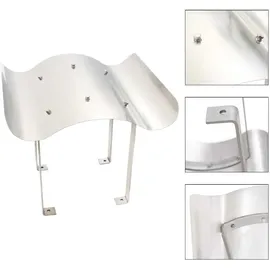 vidaXL Schornsteinabdeckung Edelstahl 70 x 100 x 38 cm Weiß