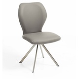 Niehoff Sitzmöbel Colorado Trend-Line Design-Stuhl Edelstahlgestell - Polyester Atlantis grau