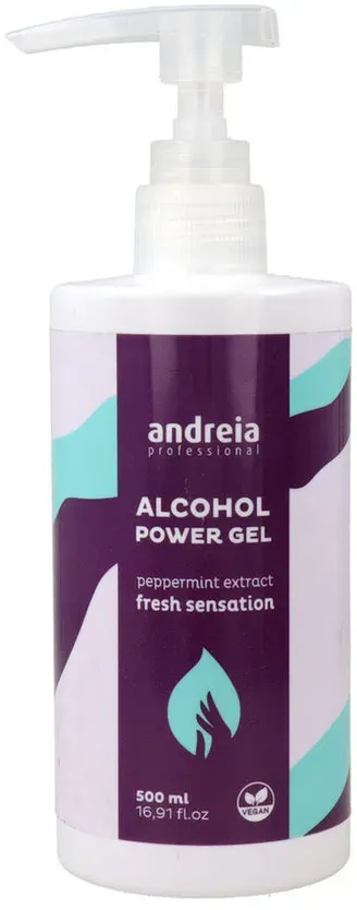 Hygiene-Handgel Andreia Alcohol Power 500 ml – Natürlich, Vegan & Erfrischend - 500 ml