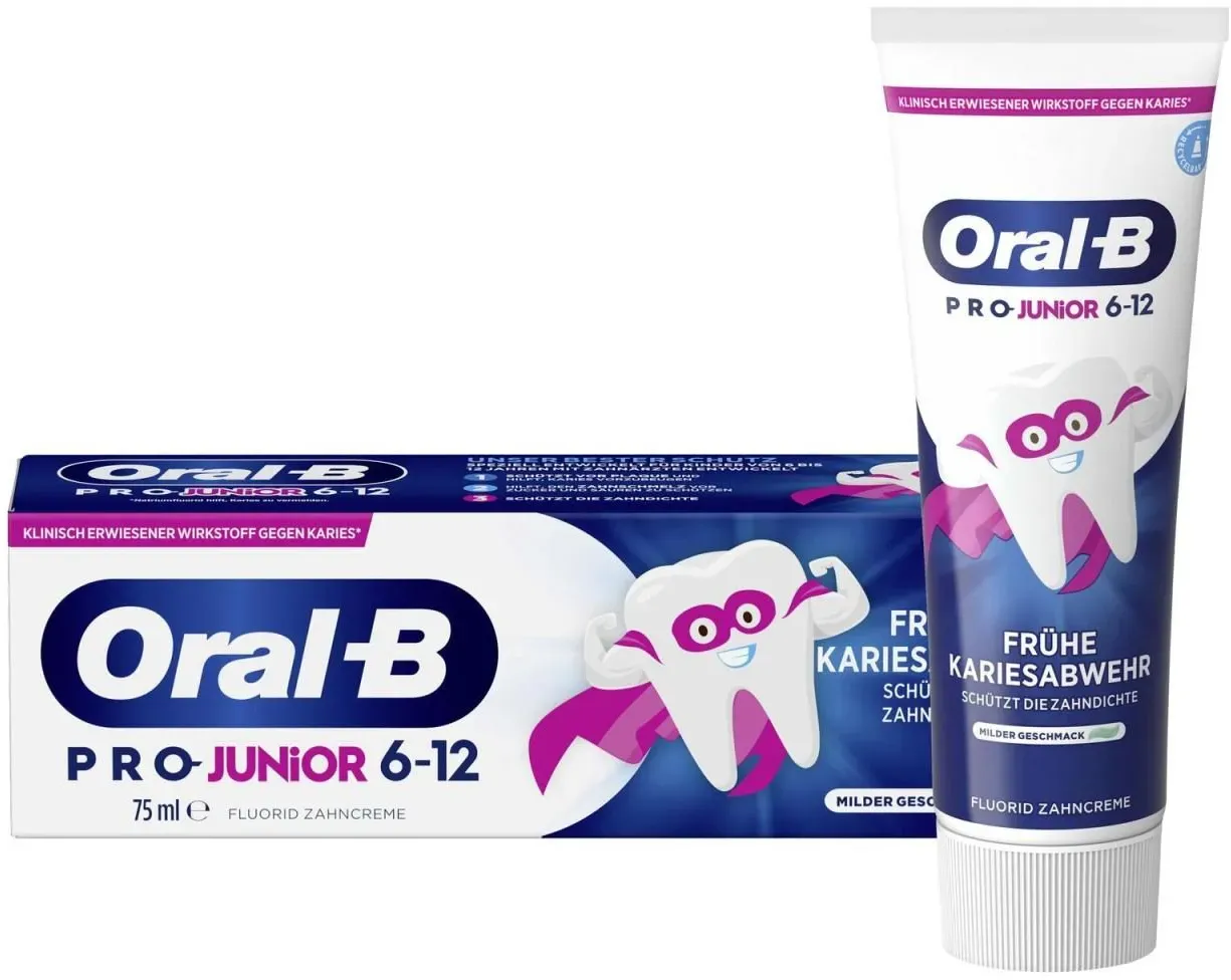 Oral-B PRO- JUNIOR 6-12 JAHRE Zahncreme 75 ml