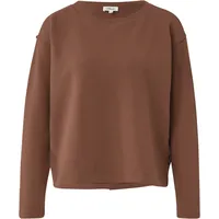 s.Oliver Sweatshirt Naht-Details Braun 36