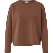 s.Oliver Sweatshirt Naht-Details Braun 36
