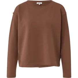 s.Oliver Sweatshirt Naht-Details Braun 36