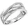 FIRETTI Fingerring Schmuck Geschenk Silber 925 Silberring Ring glitzernd, mit Zirkonia (synth) silberfarben 54
