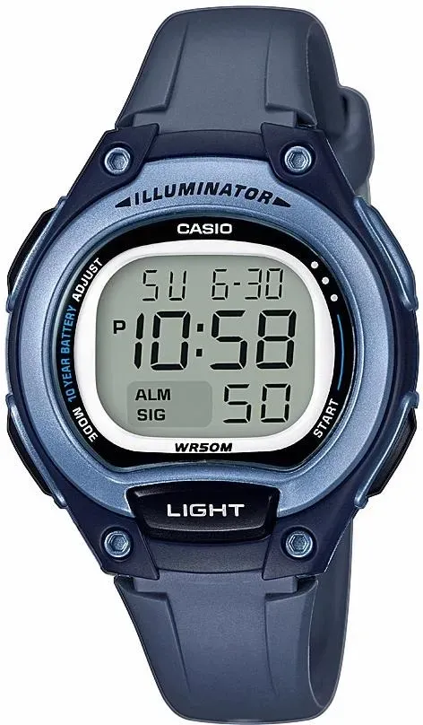 Chronograph, blau (rauchblau), CASIO TIMELESS COLLECTION, Armbanduhren, Kinder, Chronograph, Quarzuhr,Armbanduhr,Digitaluhr,Jugendliche,Geschenkidee,Geburtstag