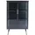 Kare Highboard 72 x 120 x 38 cm Anthrazit / Messing