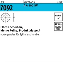 Hörger & Geßler Unterlegscheibe ISO 7092 6 A 4 200 HV 1000 Stück