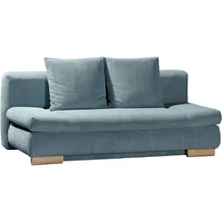 Schlafsofa Anton Cord Blau Türkis