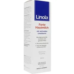 Linola Forte Hautmilch Intensiv pflegende Creme gegen Juckreiz mit 24h Wirkung