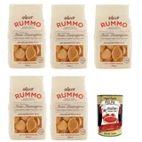 Rummo Conchiglioni Rigati N.147 Pasta Bronzezeichnung 5x500g+Polpa 400g