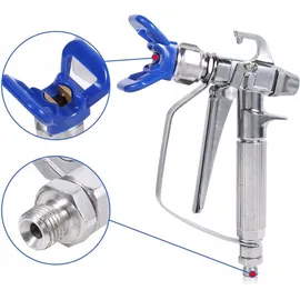 OEM Zenthril Nexus – Lackierpistole Edelstahl | 248 Bar, 2 l/min, 1/4"-Anschluss | Profi- und Renovierungsarbeiten | Wagner, Graco