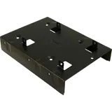 Inter-Tech Einbaurahmen für HDD/SSD 3.5 auf 2 x 2.5"
