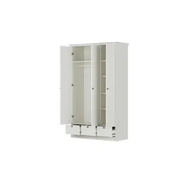 Finori Drehtürenschrank Landwood 120 x 200 x 51 cm Weiß