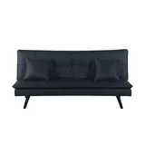 Schlafsofa   ¦ schwarz ¦ Maße (cm): B: 178 H: 85 T: 100.0