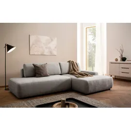 Home Affaire Eckcouch Cord 2-Sitzer Grau