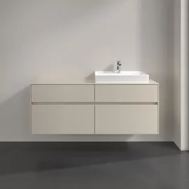 Villeroy & Boch Waschtischunterschrank 4 Auszüge 140 x 54,8 x 50 cm Cashmere Grey