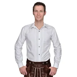 Edelnice Klassisches Trachtenhemd in weiß | Gr.: XL