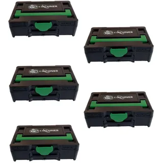 Tanos 5x Micro Systainer3 XXS 33 Festool komp. Kirchner Edition 31,3x105x66 mm
