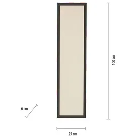 Selltec LED Panel Deckenleuchte, flach,dimmbar, schwarz mit RGB Laufbandumrandung