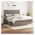 vidaXL Boxspringbett mit Matratze Taupe 180x200 cm Stoff