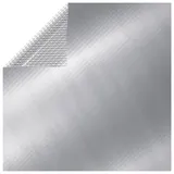 vidaXL Rechteckige Poolabdeckung silber 800x500 cm