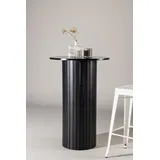 VCM Bartisch Ø70 cm Schwarz
