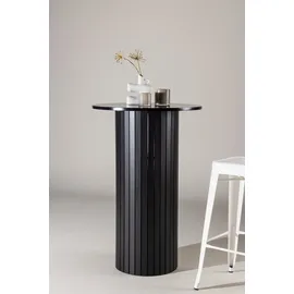 VCM Bartisch Ø70 cm Schwarz