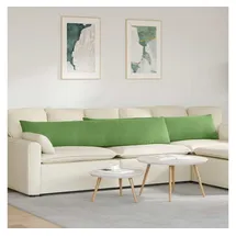 vidaXL Kissenbezug Sofakissen 200 x 40 cm Hellgrün